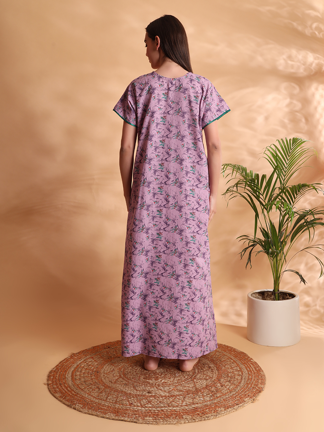 G4Girl Cotton Printed Nighty for Womens/Girls (BOOM) - Image 3